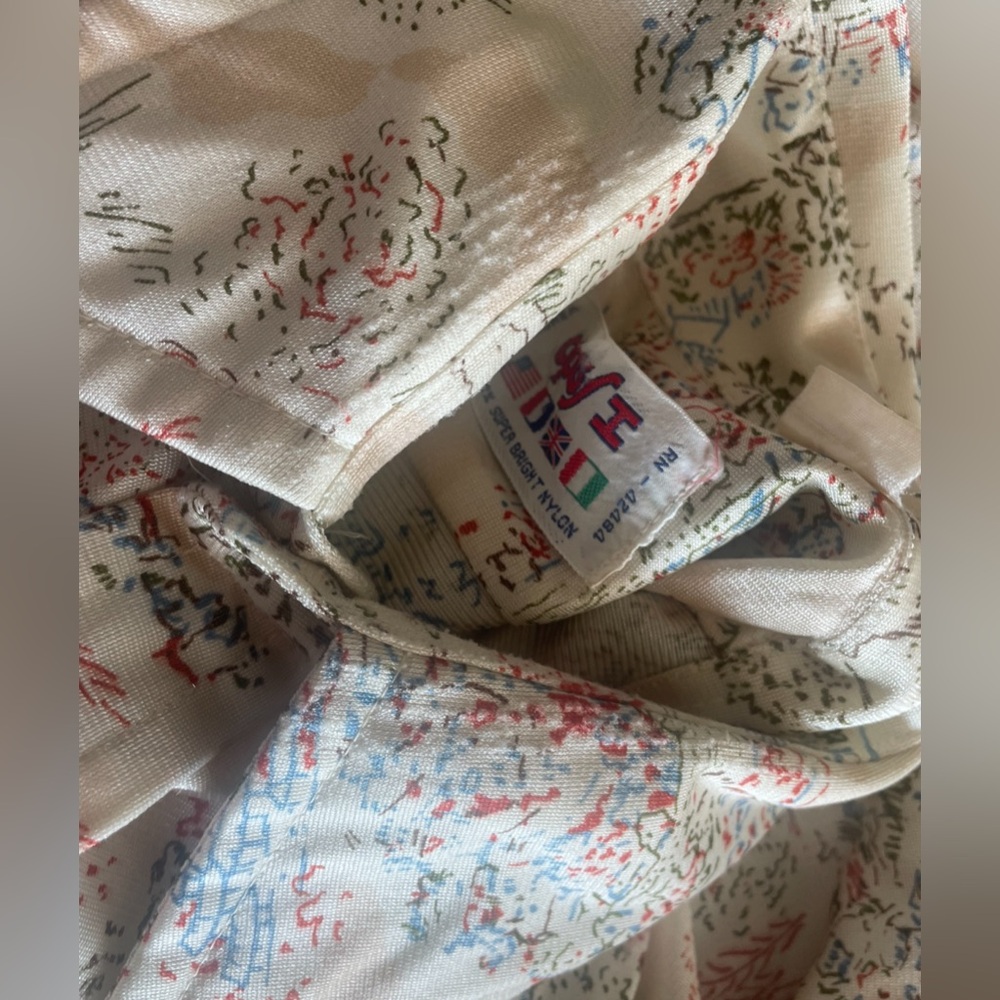 Men's Cream Patterned Shirt - Picture 6 of 13